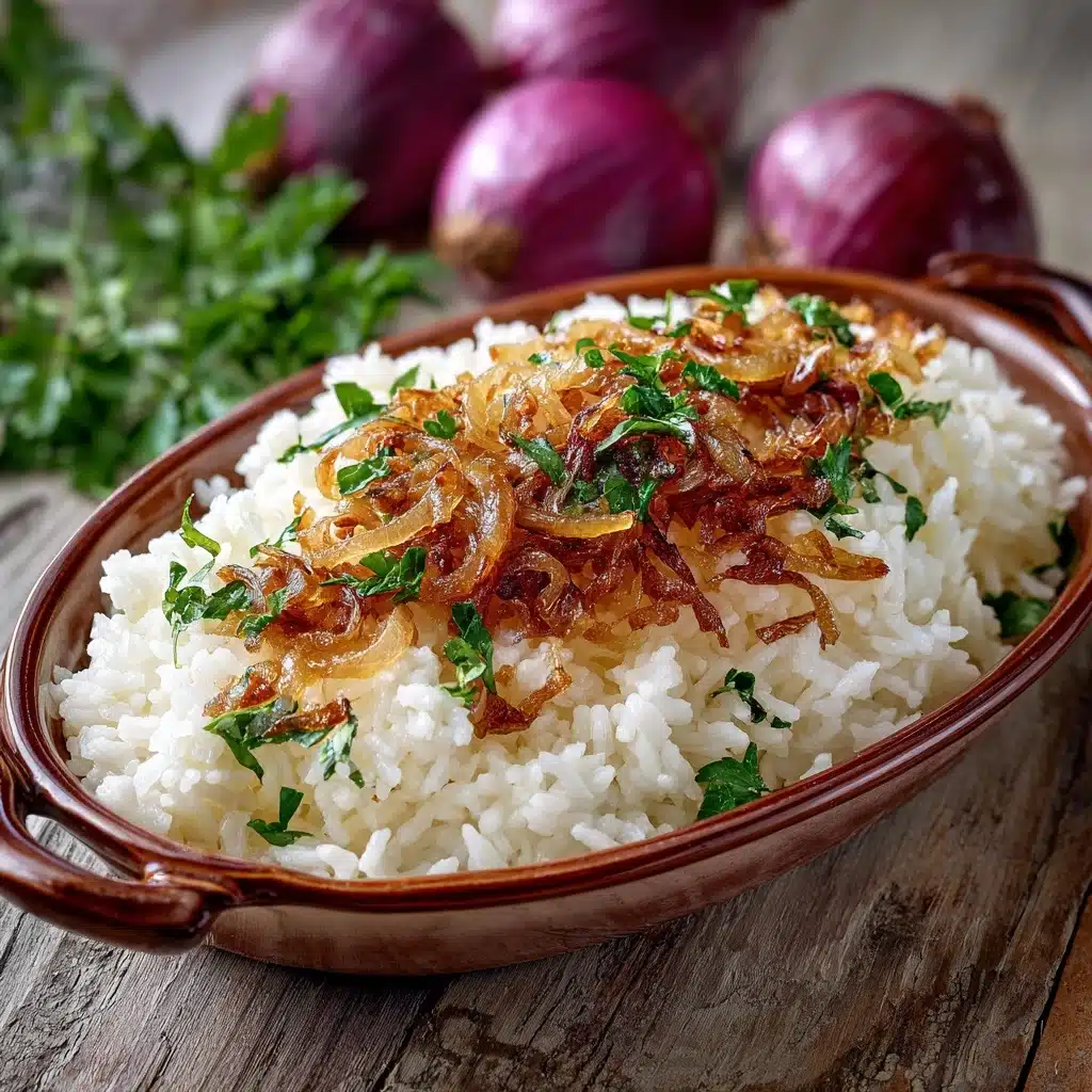French Onion Butter Rice Recipe - Recipe Image