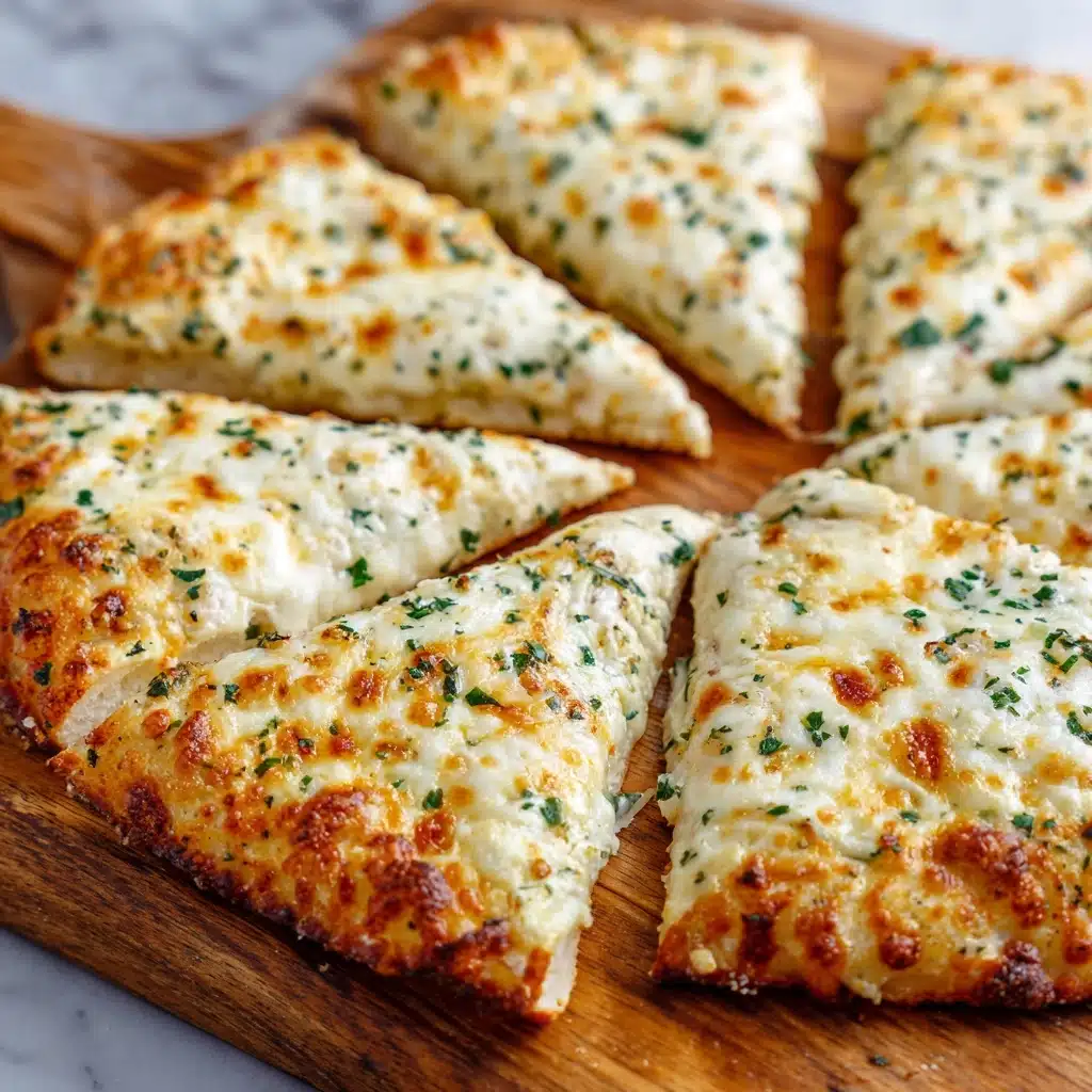 Air Fryer Cheesy Tortilla Garlic Bread Recipe - Recipe Image
