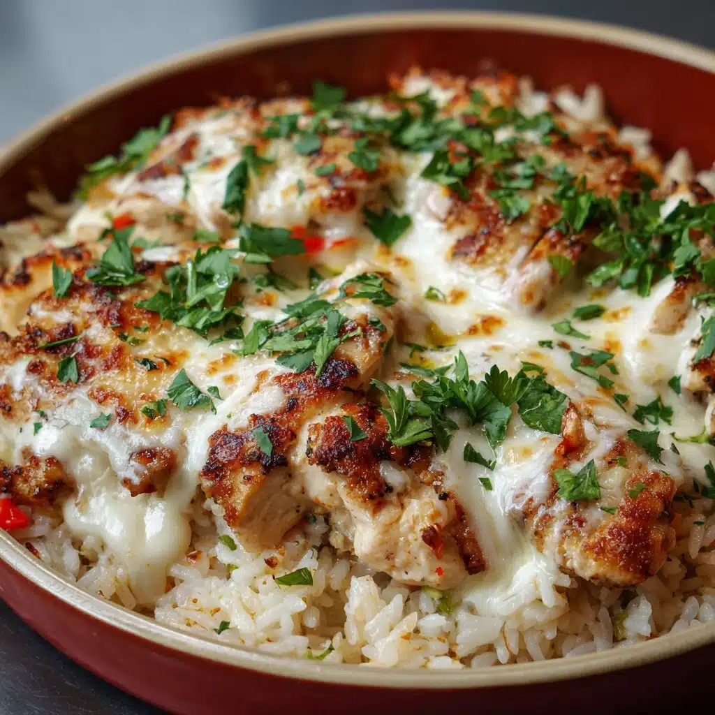 Chicken Cheese and Rice Recipe - Recipe Image