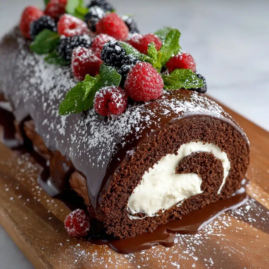 Choco Swiss Roll Delight Recipe - Recipe Image