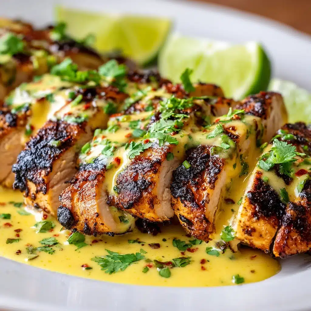 Grilled Salsa Verde Pepper Jack Chicken: A Quick Dinner Recipe - Recipe Image