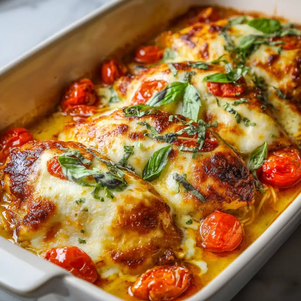 Garlic Tomato Baked Chicken Recipe - Recipe Image