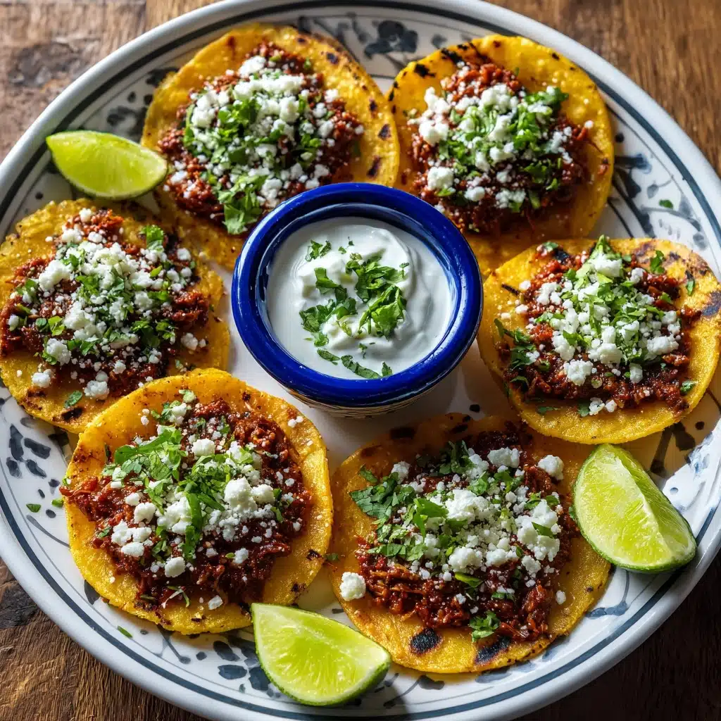 Birria Tostada Stacks Recipe - Recipe Image