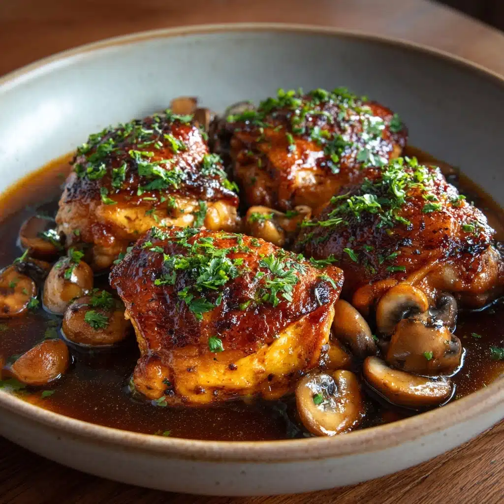 Baked Chicken with Mushrooms Recipe - Recipe Image