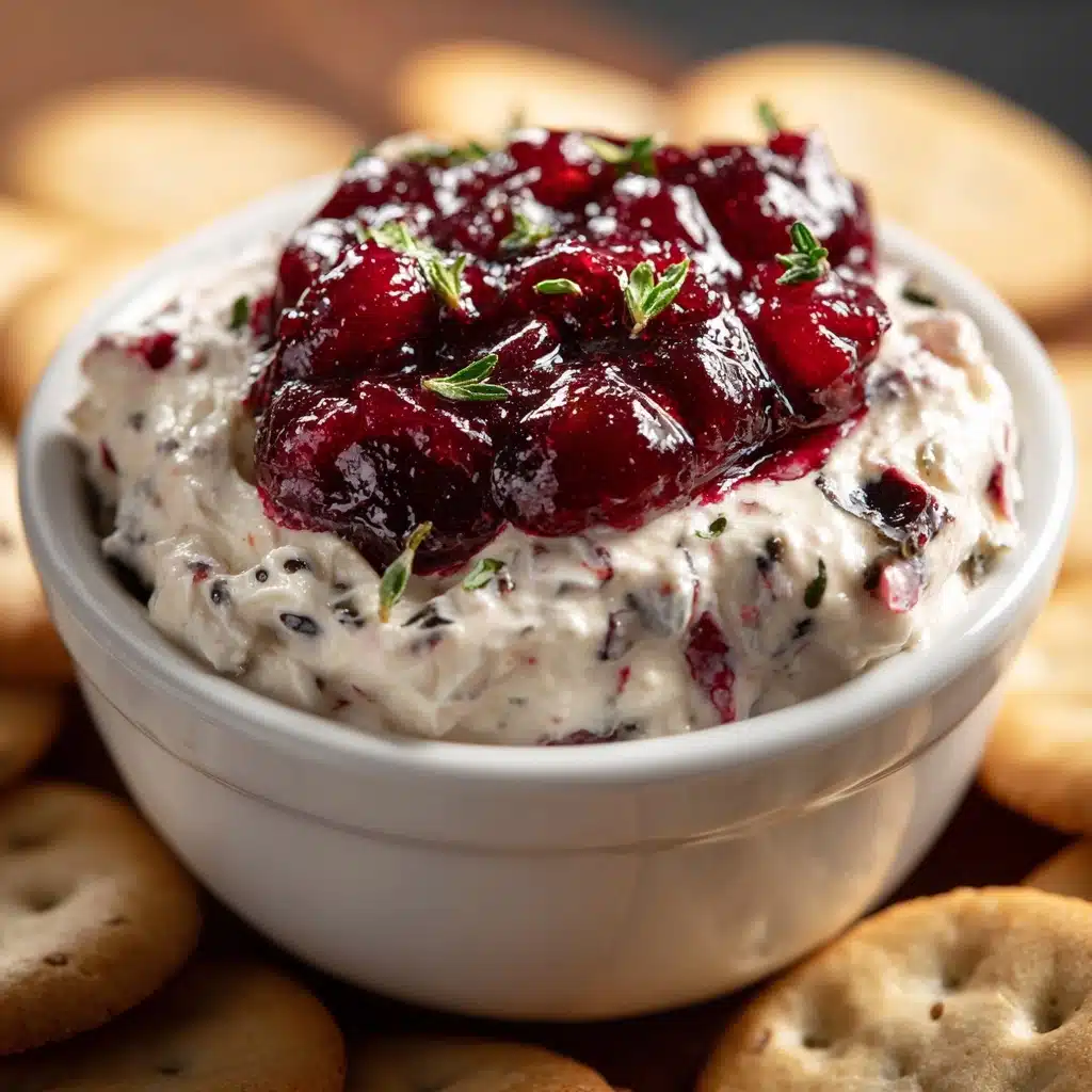 Holiday Cranberry Jalapeño Cream Cheese Dip Recipe - Recipe Image