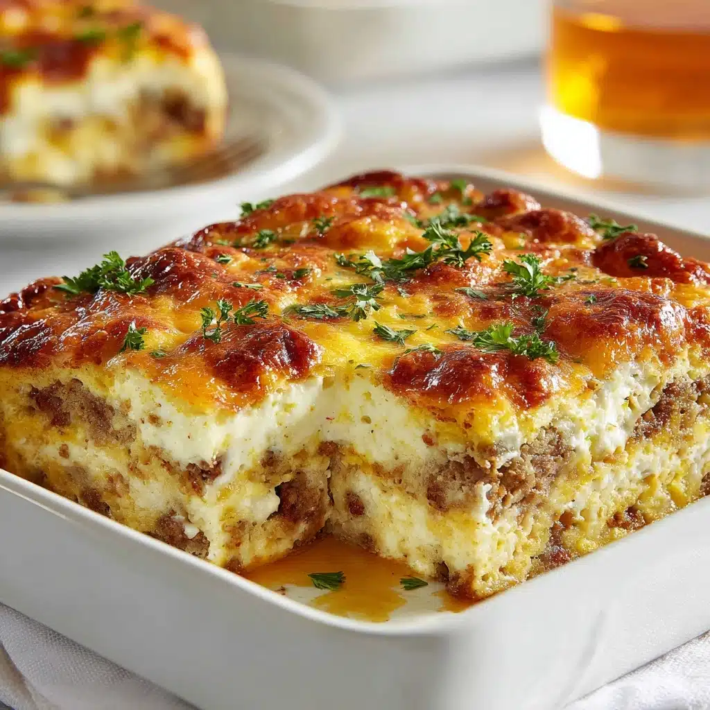 Sausage Breakfast Strata Recipe - Recipe Image