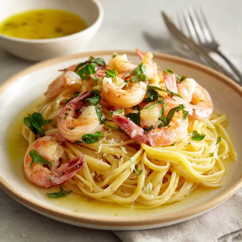 Shrimp Scampi with Whole Wheat Pasta Recipe