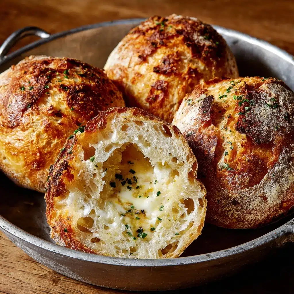 Light and Fluffy Garlic Butter Dinner Rolls Recipe - Recipe Image