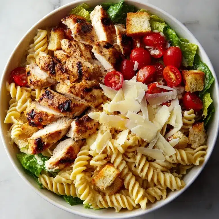 Chicken Caesar Pasta Salad Recipe