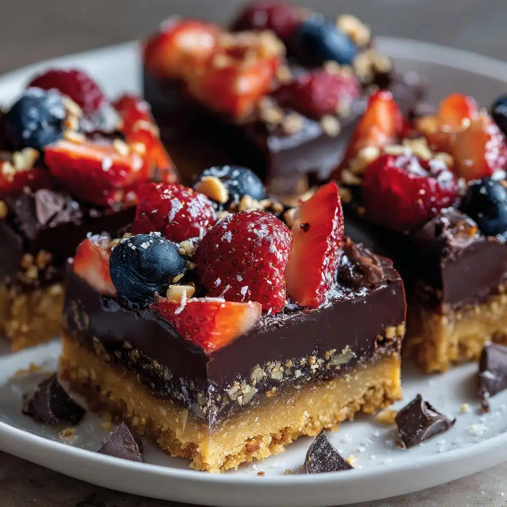 Chocolate Berry Bars Recipe - Recipe Image