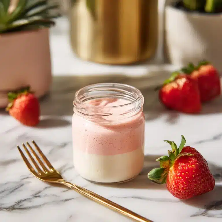 Homemade Strawberry Shortcake Coffee Creamer Recipe
