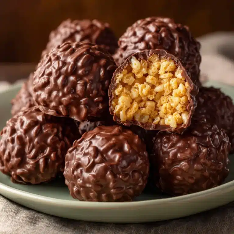 Chocolate Rice Krispie Balls Recipe
