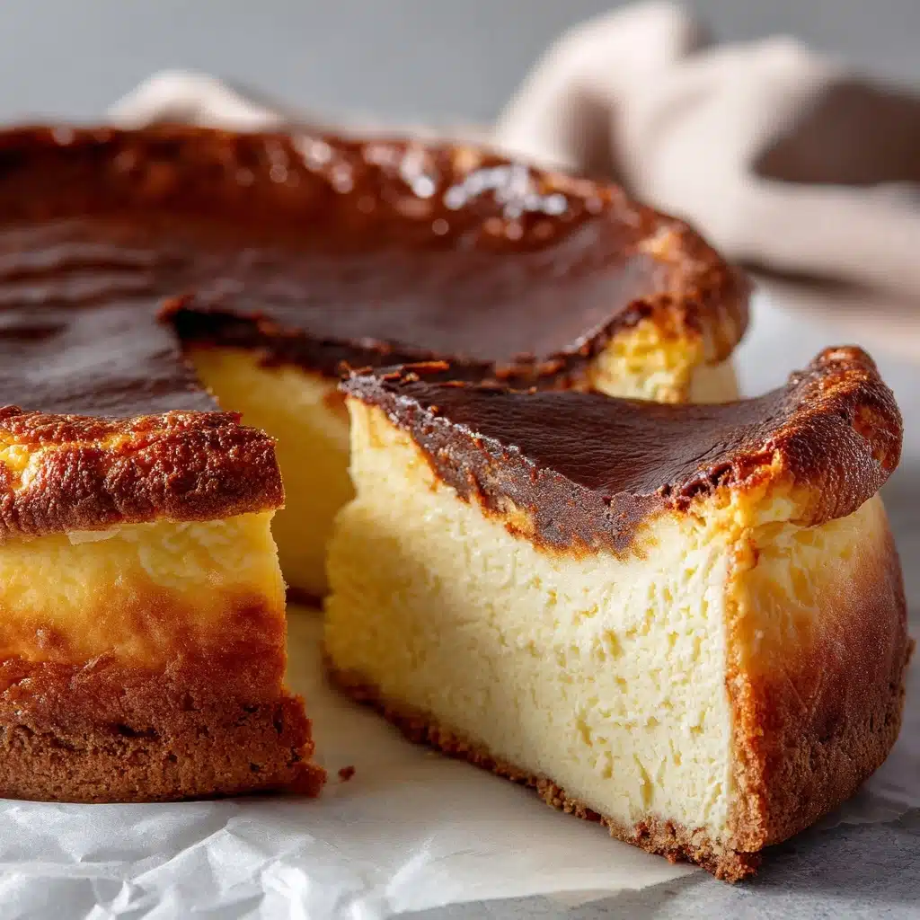 Loaf Pan Basque Cheesecake Recipe