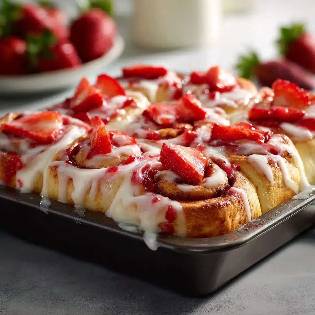 Strawberry Cheesecake Cinnabon Rolls Recipe