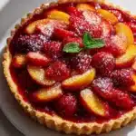 Strawberry Peach Cake Recipe