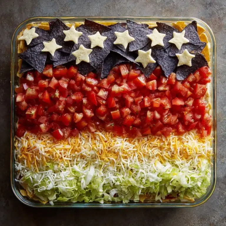 Taco Salad Flag Recipe