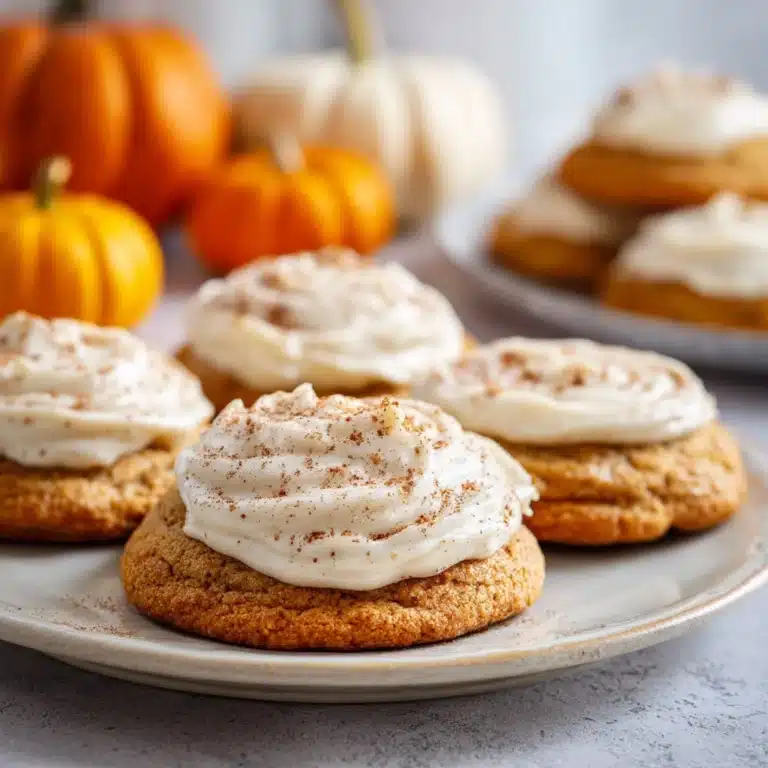 Soft Pumpkin Cookies with Cream Cheese Frosting Recipe