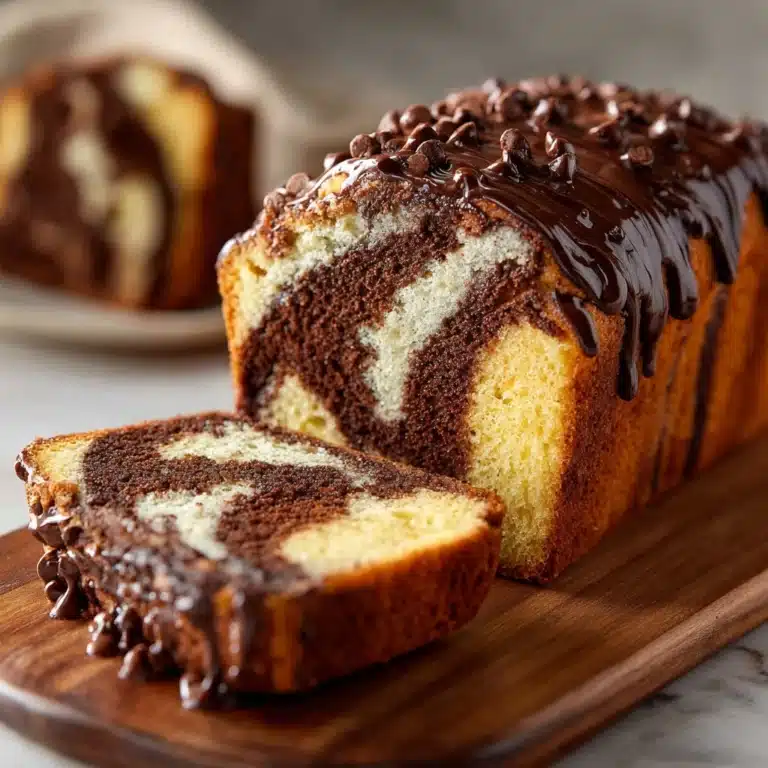 Double Chocolate Ricotta Marble Cake Recipe