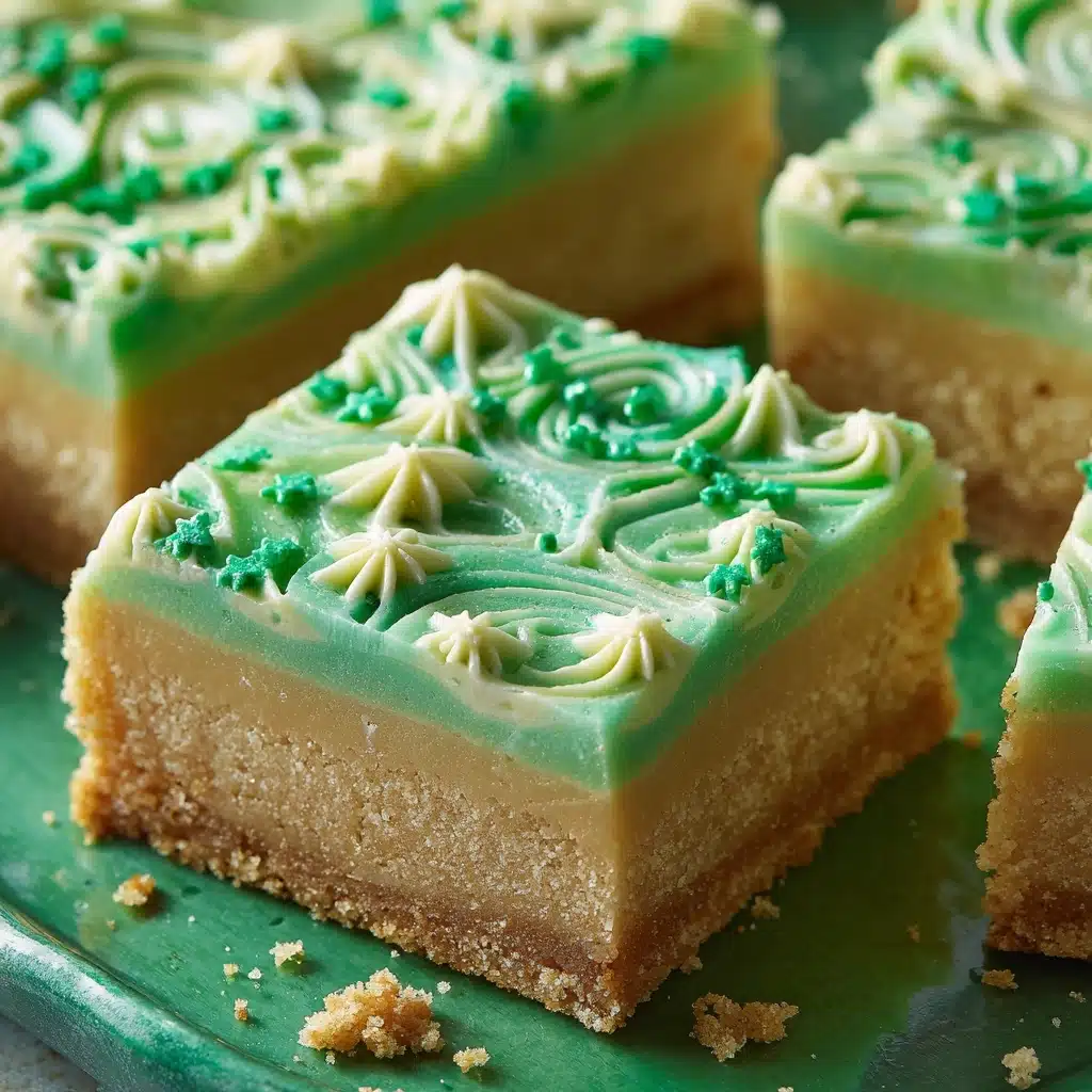 Green Sugar Cookie Bars Recipe - Recipe Image
