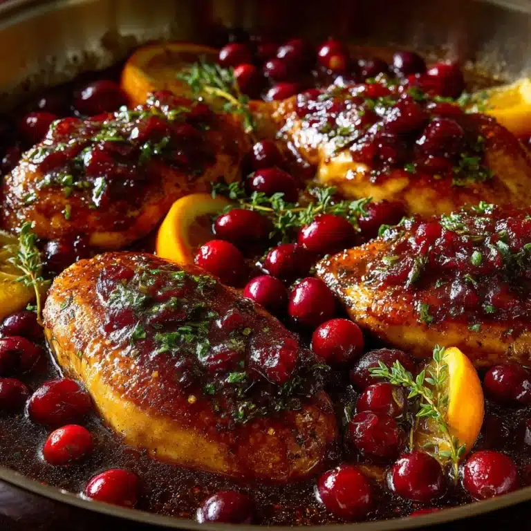 Cranberry Orange Chicken Recipe