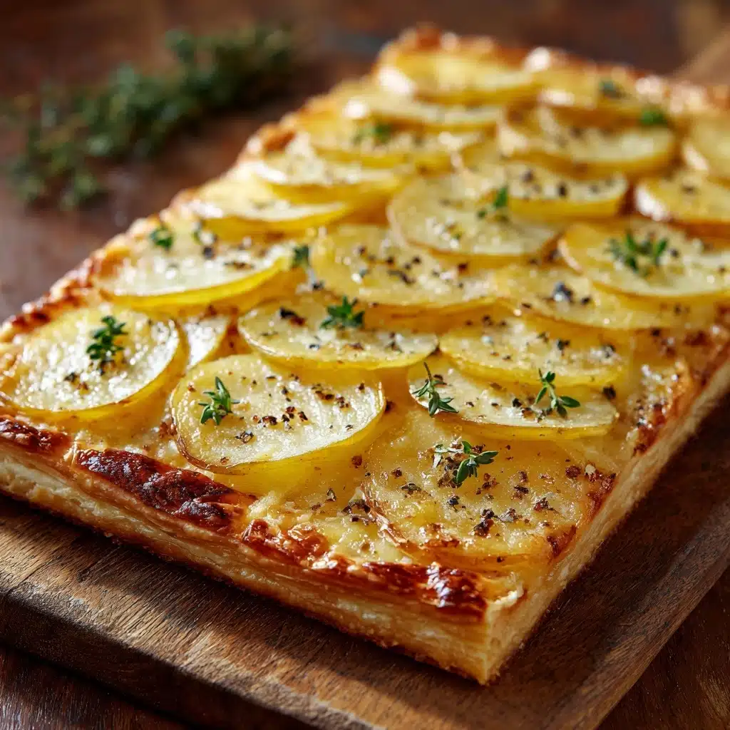 Puff Pastry Potato Tart Recipe - Recipe Image