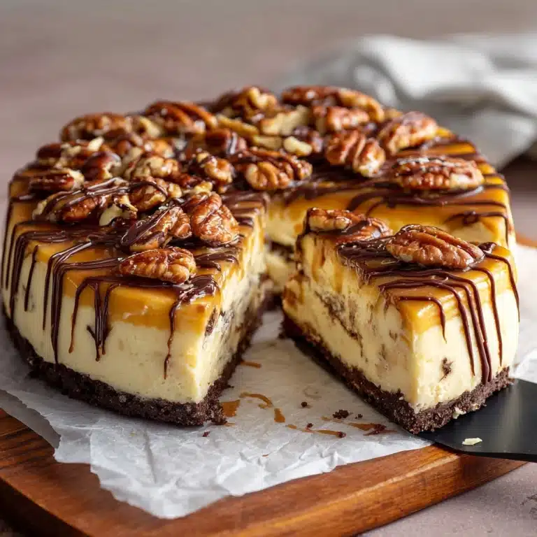 Keto Turtle Cheesecake Recipe