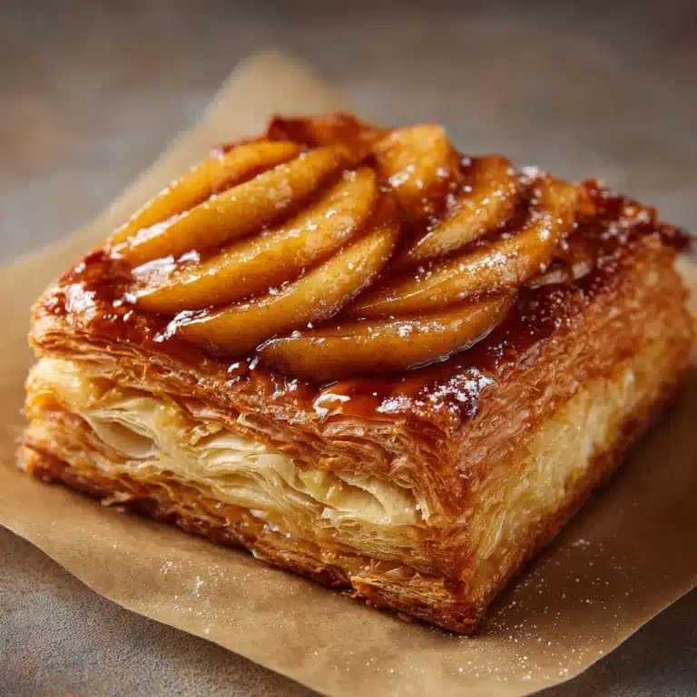 Caramel Apple Puff Pastry Recipe