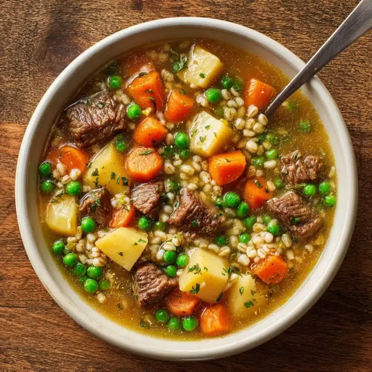 Old Fashioned Beef Barley Stew Recipe