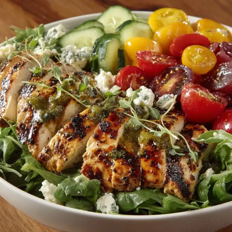 Grilled Chicken Salad with Honey Mustard Dressing Recipe