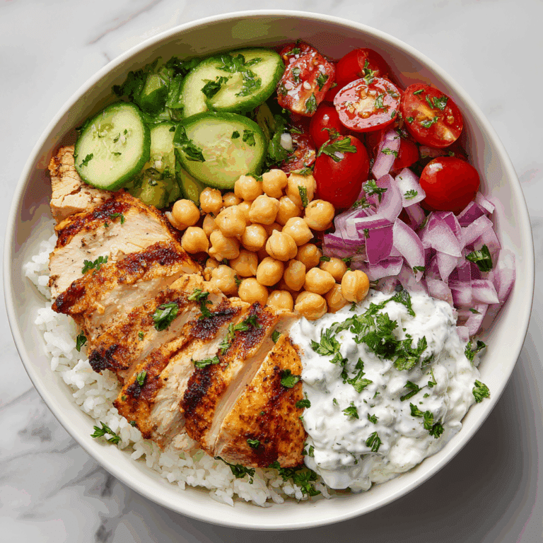 Mediterranean Chicken & Rice Bowls Recipe