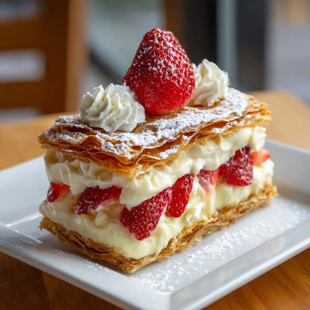 Strawberry Napoleons: A Sweet, Flaky Delight Recipe - Recipe Image