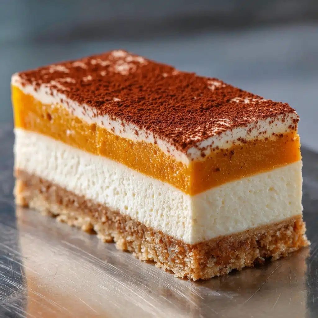 Pumpkin Churro Cheesecake Bars Recipe - Recipe Image