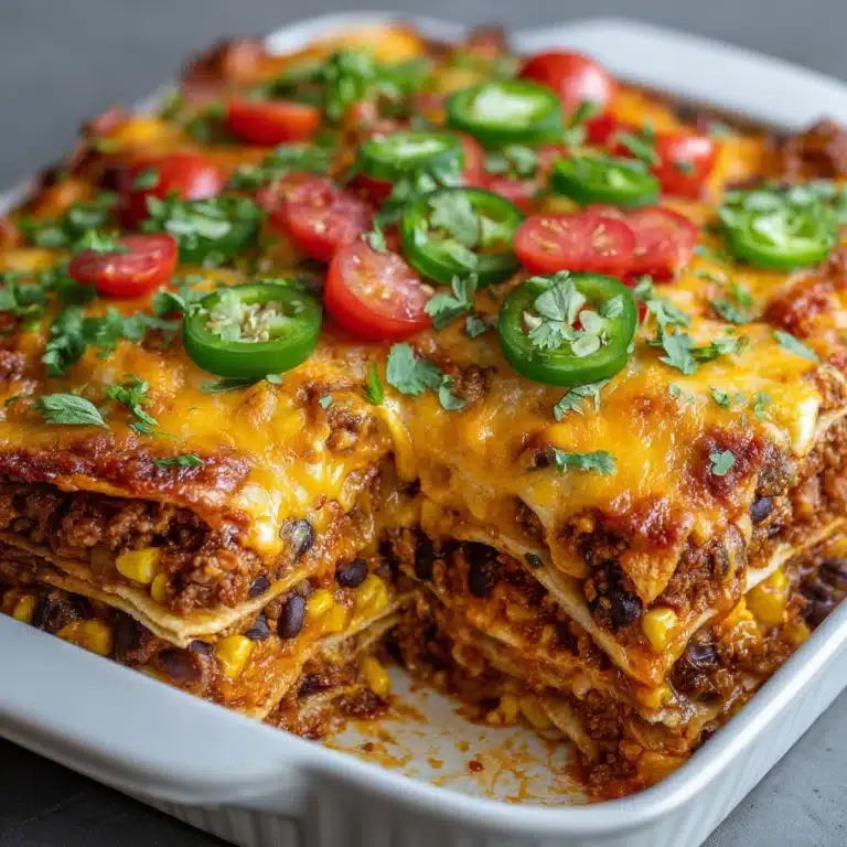 Beef Enchilada Casserole Recipe