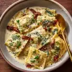 Creamy Tuscan Ravioli Recipe