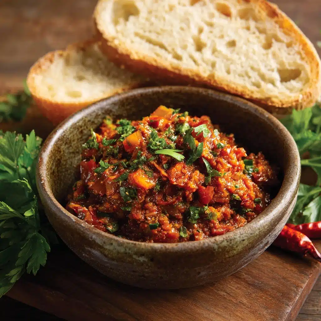 Ajvar – Balkan Pepper Spread Recipe - Recipe Image
