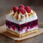 Double Raspberry Meringue Bars Recipe