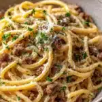 Cheesy Garlic Butter Linguine Pasta Recipe