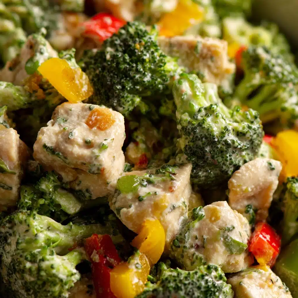 Creamy Broccoli and Chicken Salad Recipe