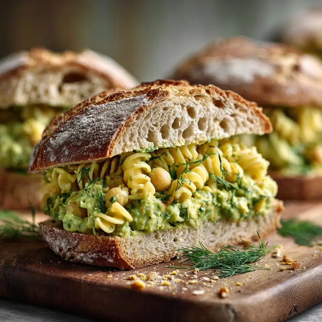 Smashed Chickpea Avocado Dill Pickle Sandwiches Recipe - Recipe Image