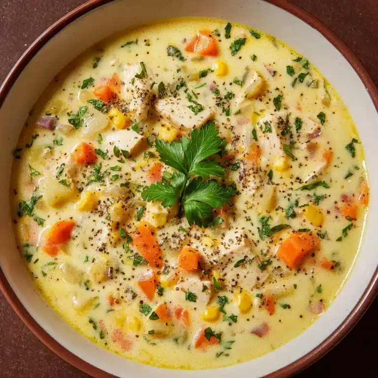 Easy Slow Cooker Chicken and Corn Soup Recipe