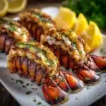 Grilled Lobster Tails with Garlic Lemon Butter Sauce Recipe