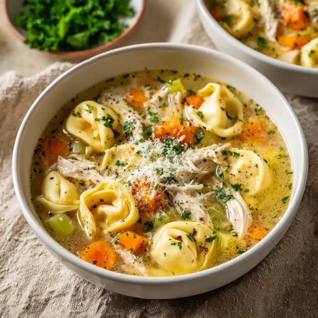 Easy Tortellini Soup with Chicken Broth Recipe