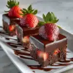 Chocolate Covered Strawberry Brownies Recipe