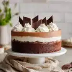 Triple Chocolate Mousse Cake Recipe