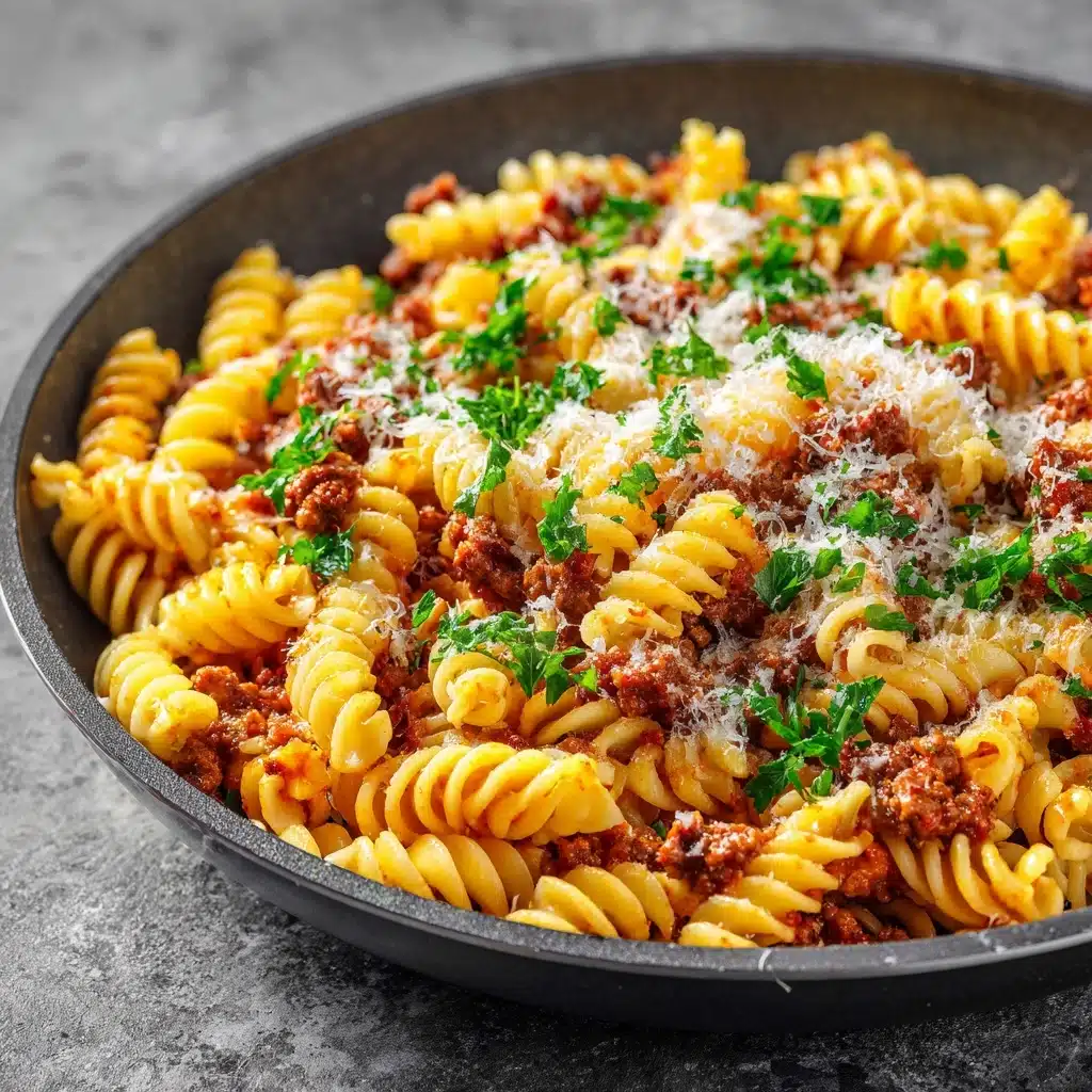 One-Pot Beef and Cheddar Ranch Pasta Recipe