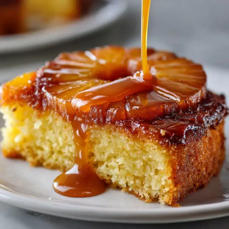 Moist Pineapple Juice Cake with Sweet Tropical Flavor Recipe