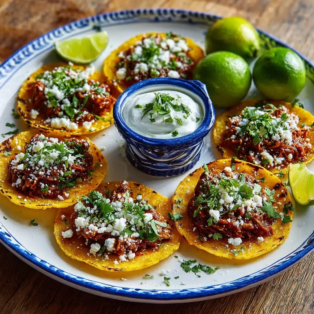 Birria Tostada Stacks Recipe - Recipe Image