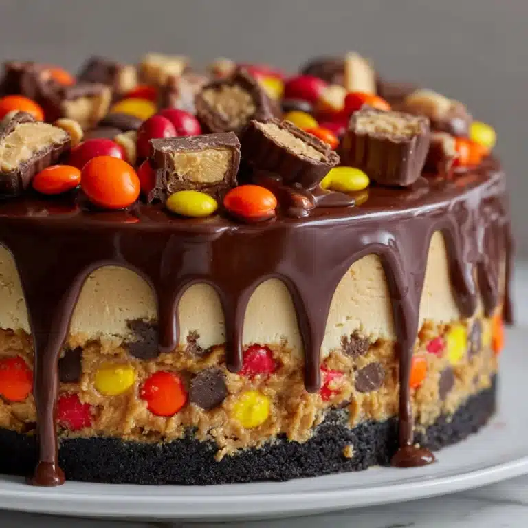Chocolate Peanut Butter Candy Cheesecake Recipe