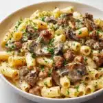 Creamy Beef and Mushroom Macaroni Recipe