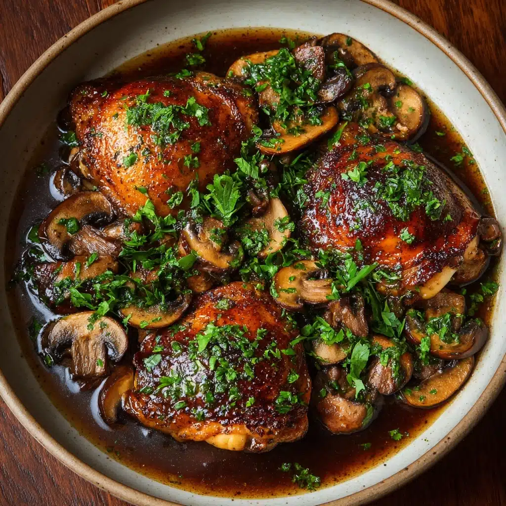 Baked Chicken with Mushrooms Recipe - Recipe Image